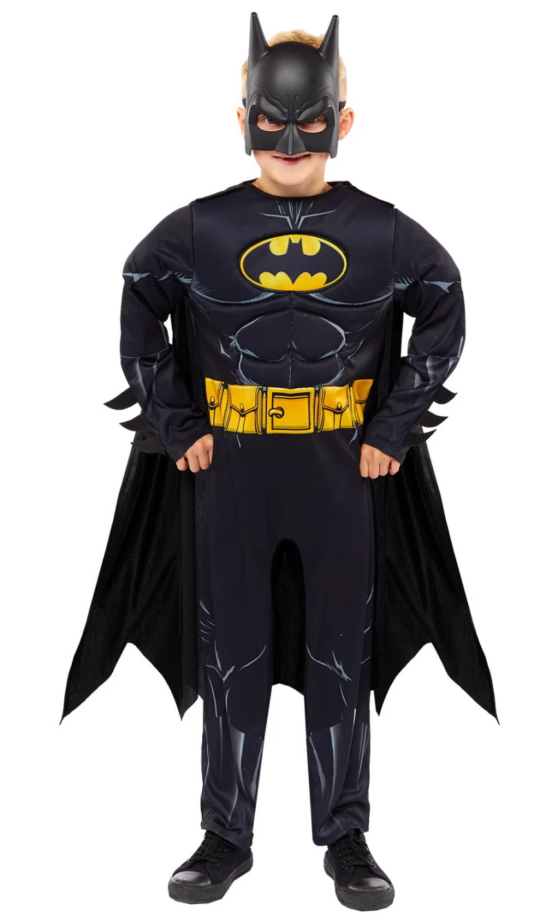 Licensed Batman Comic Costume - Age 6 to 8 Years