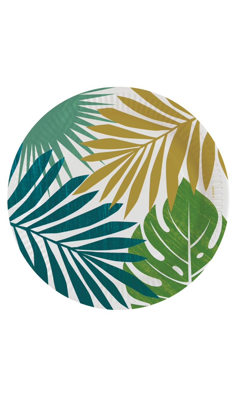Key West Paper Plates 23cm 8pk