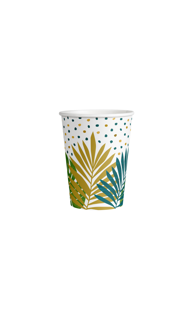 Key West Paper Cups 250ml - 8pk