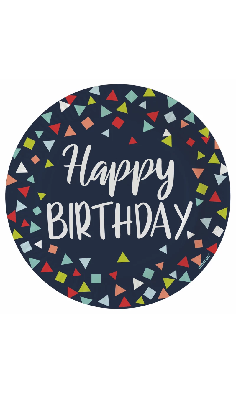 A Reason To Celebrate Paper Plates 23cm - 8pk