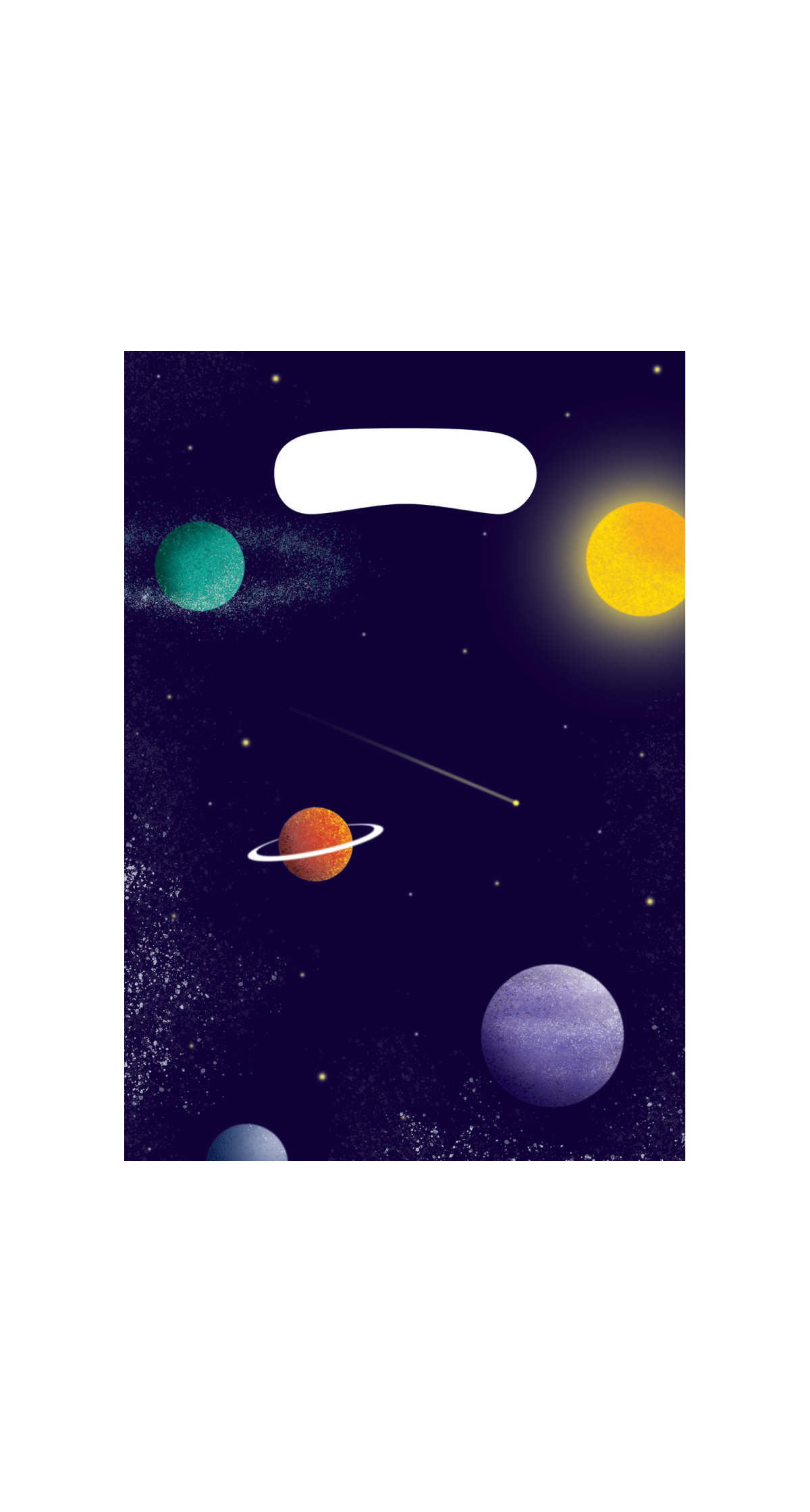 Space Party Paper Loot / Party Bags (15.8 x 23.6cm) - 8pk