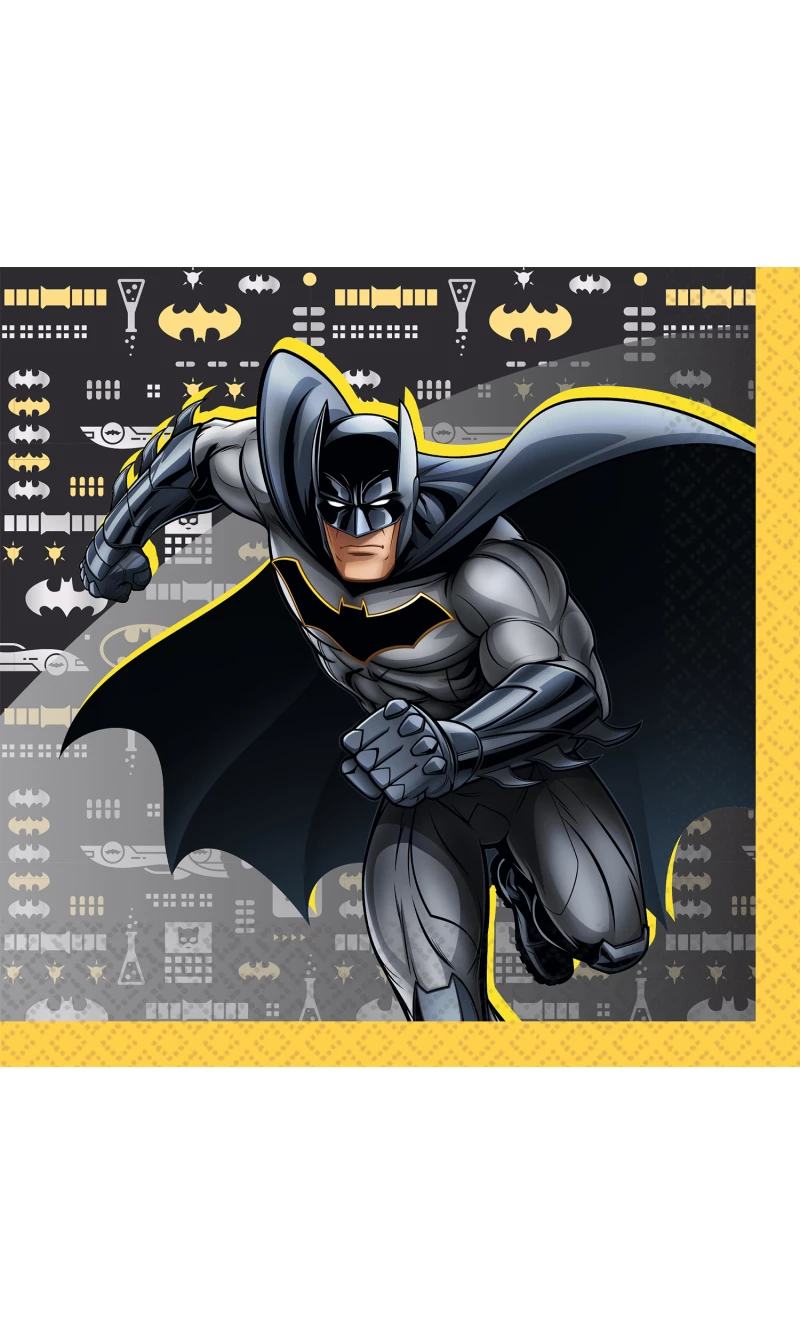 Batman Napkins 33 x 33cm - 16pk