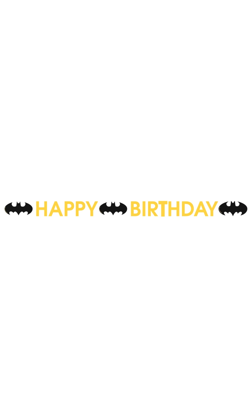 Batman Letter Banner (180 x 11cm)