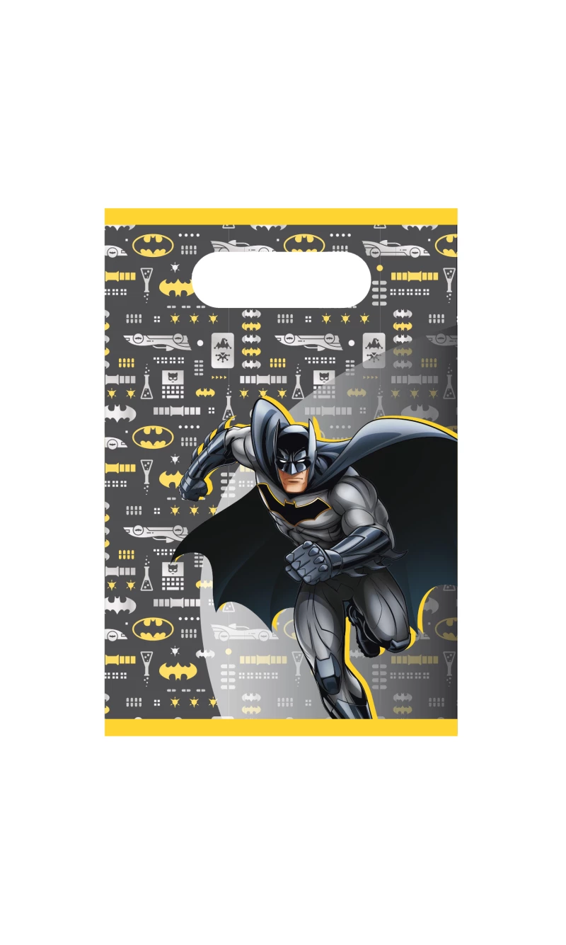 Batman Paper Loot / Party Bags (15.8 x 23.6cm) - 8pk