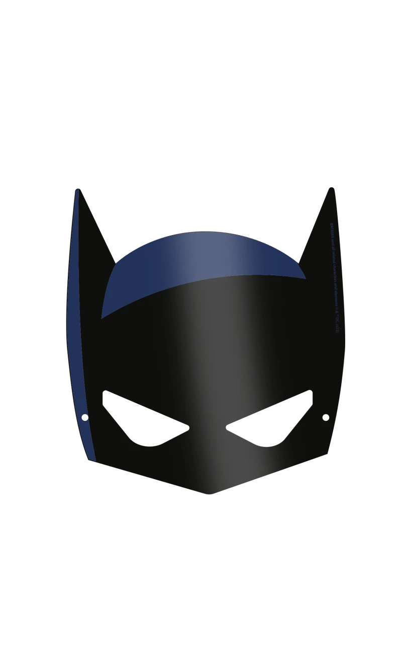 Batman Paper Party Masks - 8pk