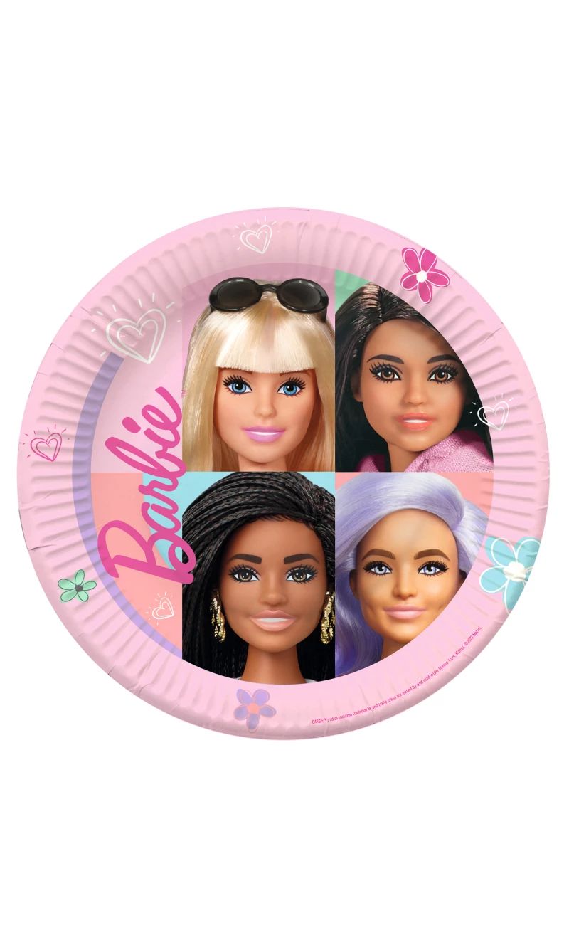 Barbie Sweet Life Plates 23cm - 8pk