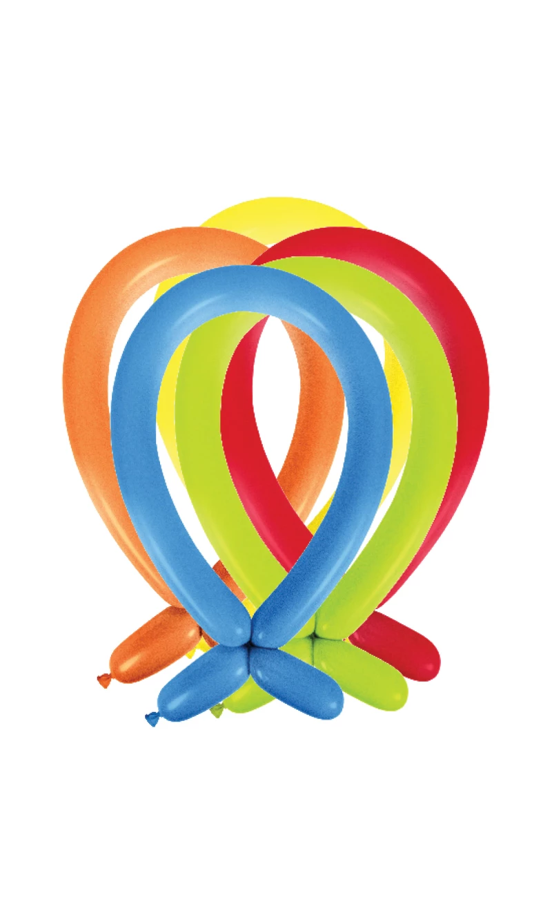 Modelling Decorator Latex Balloons Fashion E260 Assorted (114cm / 45") - 100pk