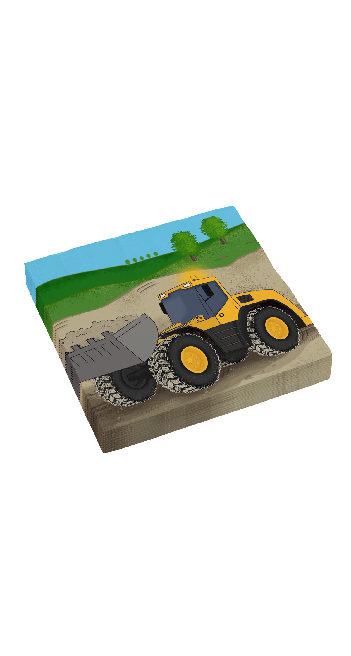 Napkins Construction Party Napkins 33 x 33cm - 16pk
