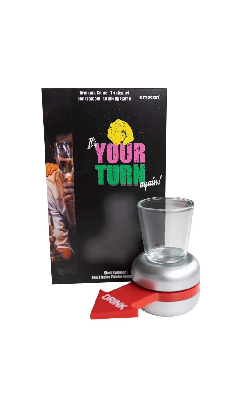 Drinking Game Shot Spinner with 1 Spinner & 1 Cup 