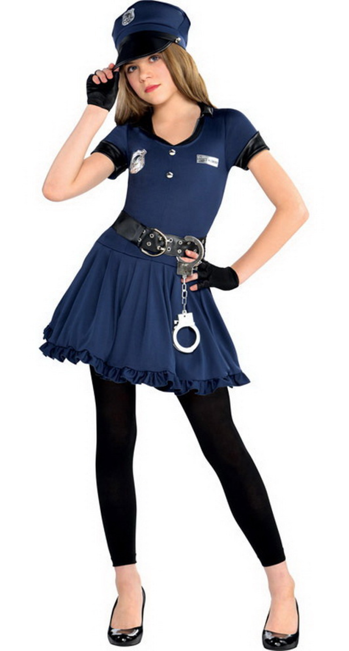 Police Cop Cutie Costume - Age 12 to 14 Years