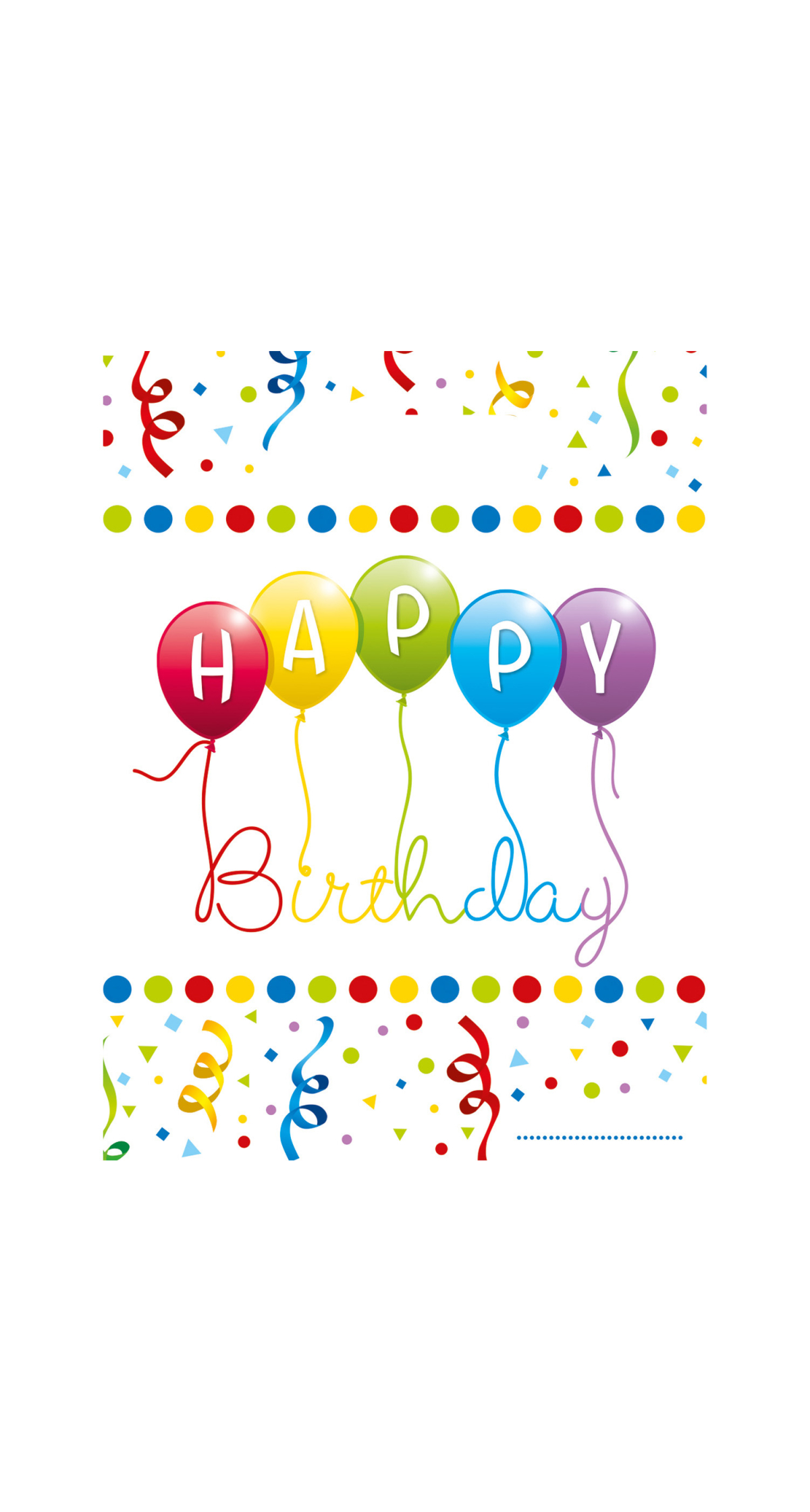 Happy Birthday Streamers Plastic Party Bags - 6pk