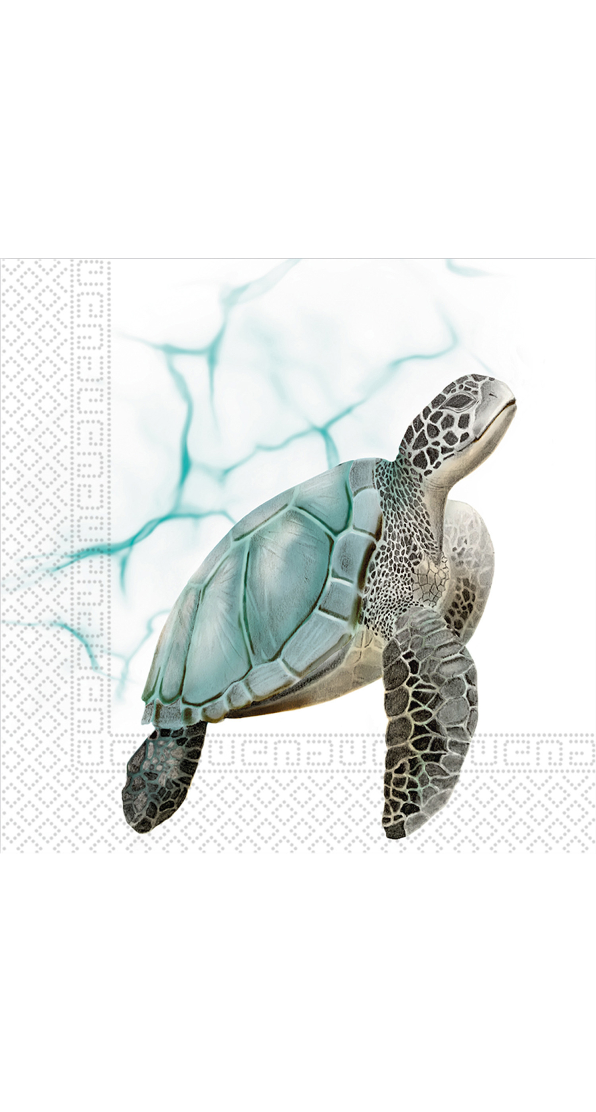 Everyday Designs 3-Ply Napkins 33x33cm Sea Turtle - 20pk