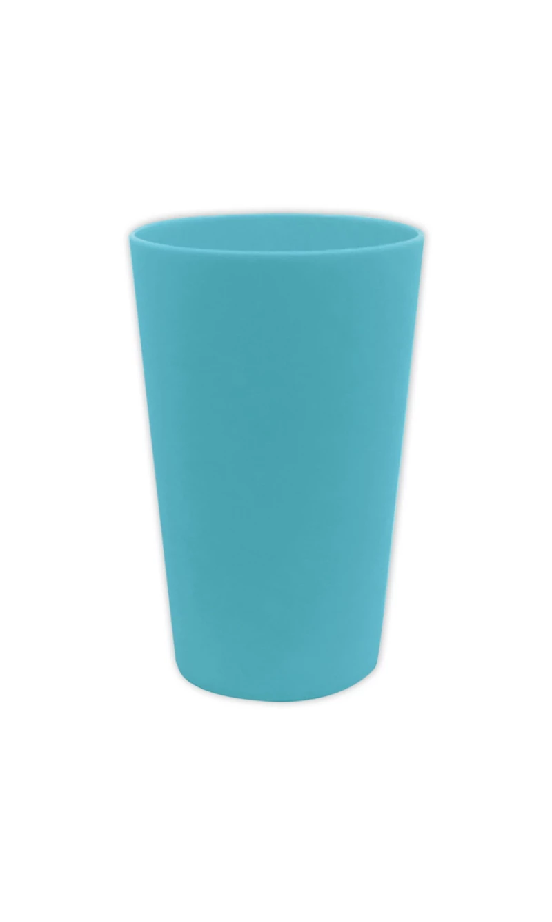 Solid Colour Turquoise Reusable Cups 280ml - 2pk