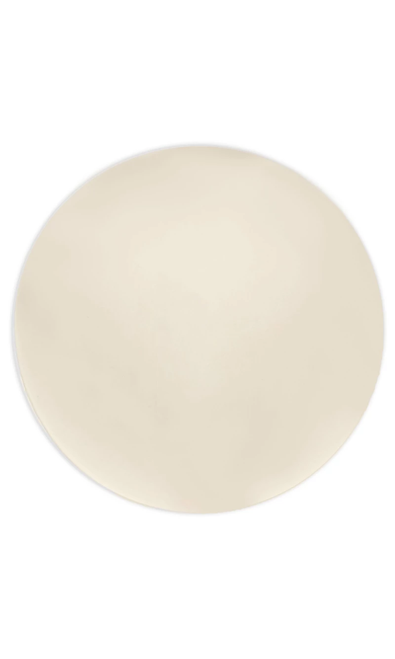 Solid Colour Beige Reusable Plates 25cm - 2pk
