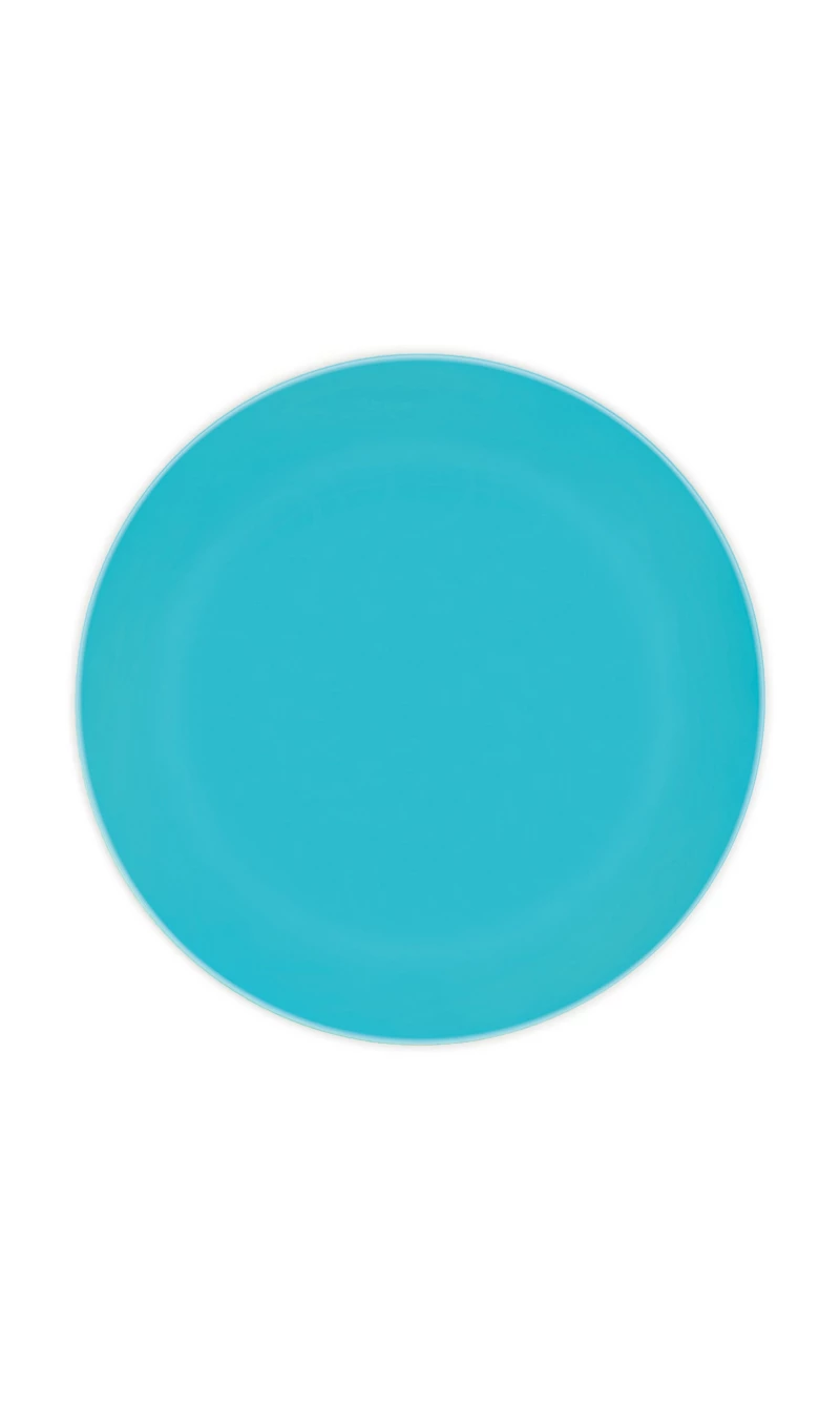 Solid Colour Turquoise Reusable Plates 20cm - 2pk