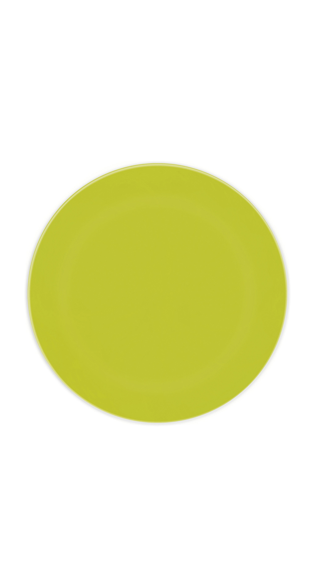 Solid Colour Lime Green Reusable Plates 20cm - 2pk