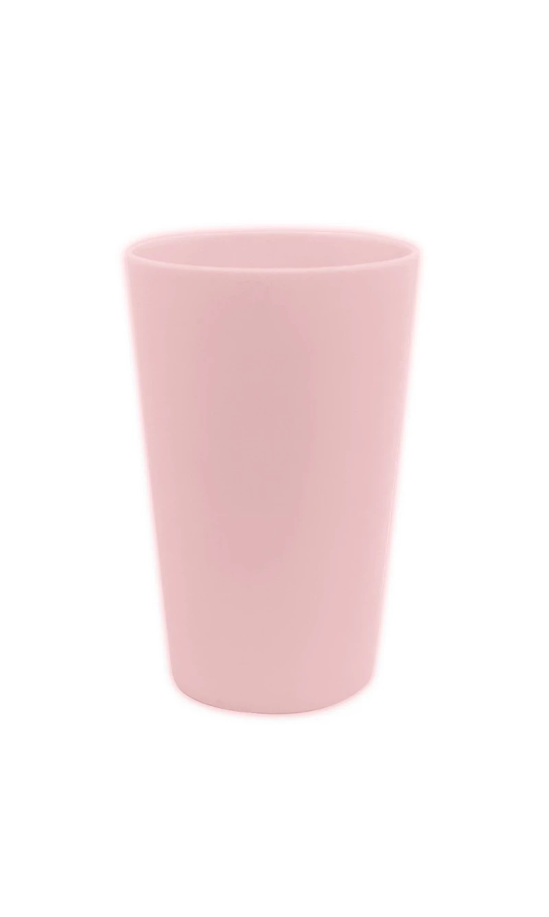 Solid Colour Pink Reusable Cups 280ml - 2pk