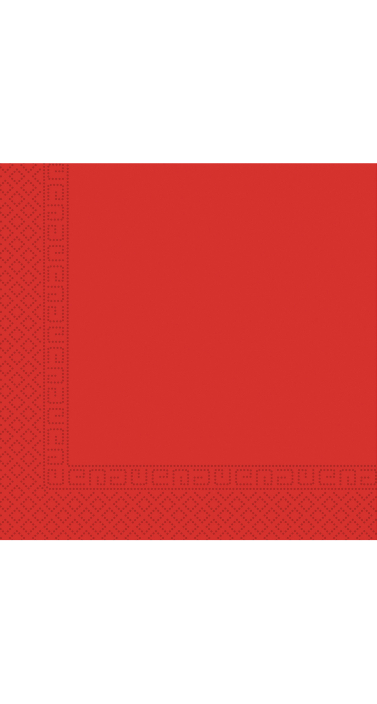 Red FSC 3-Ply Paper Napkins 33x33cm - 20pk