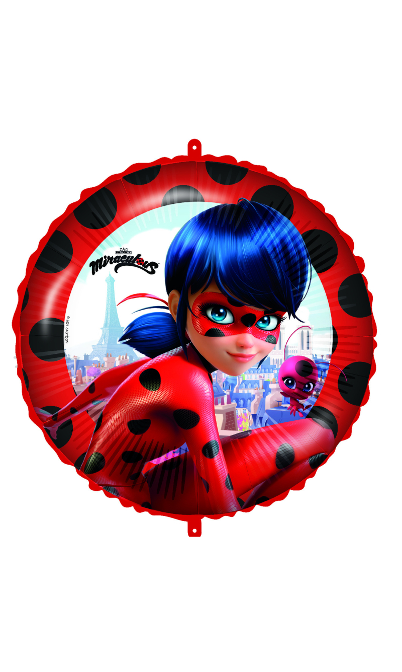 Miraculous Ladybug Foil Balloon 46cm - 1pk