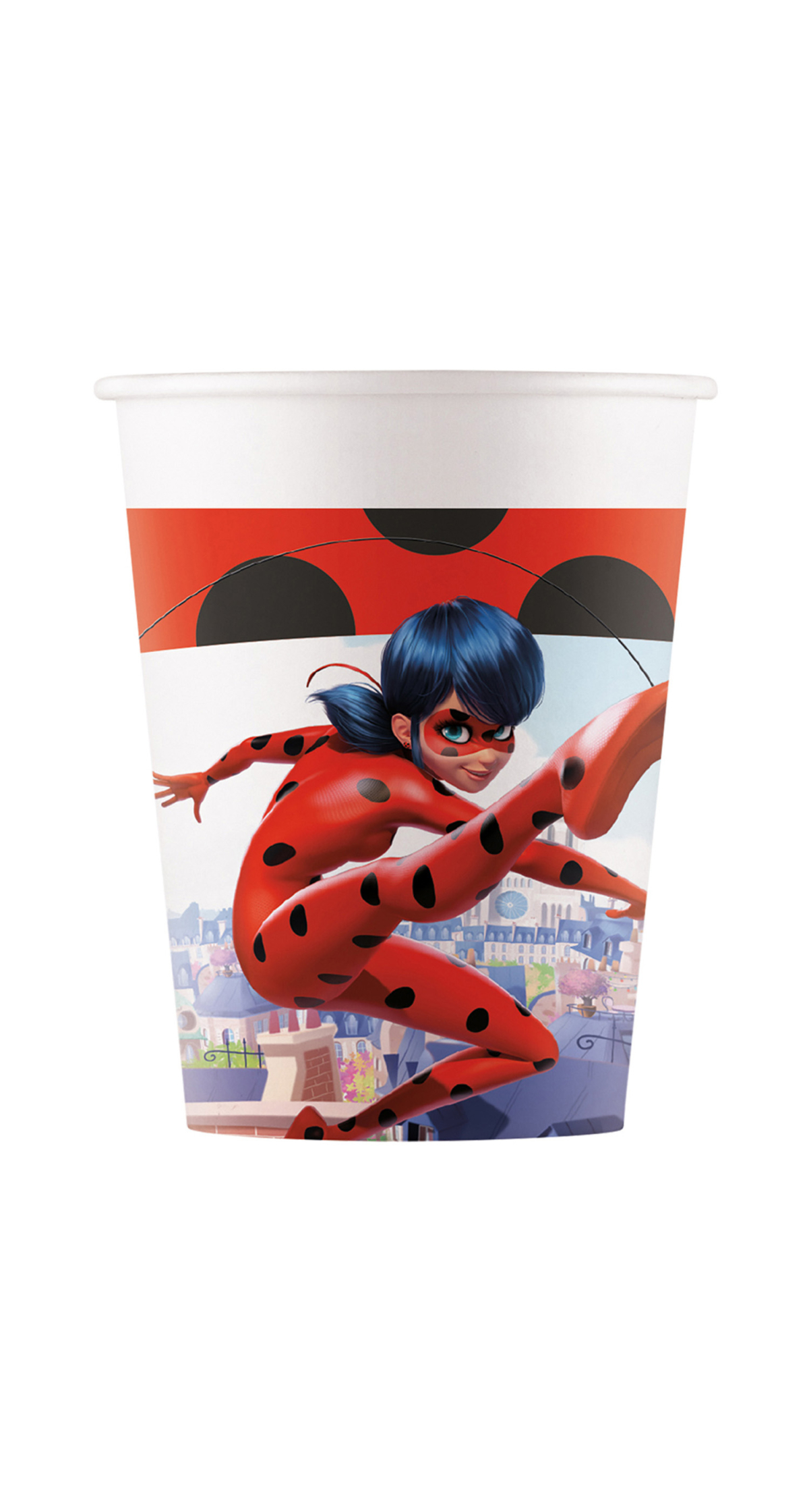 Miraculous Ladybug FSC Paper Cups 200ml - 8pk