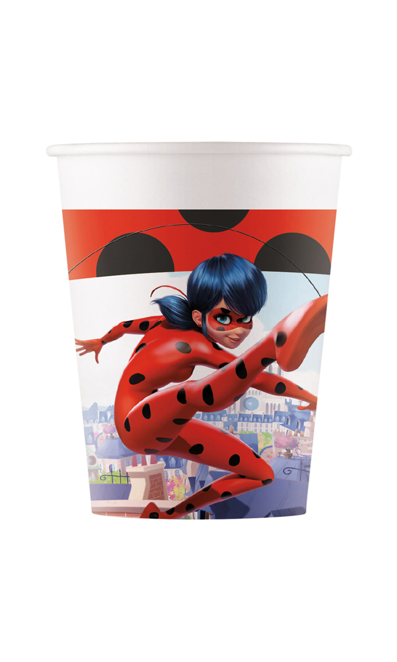 Miraculous Ladybug FSC Paper Cups 200ml - 8pk