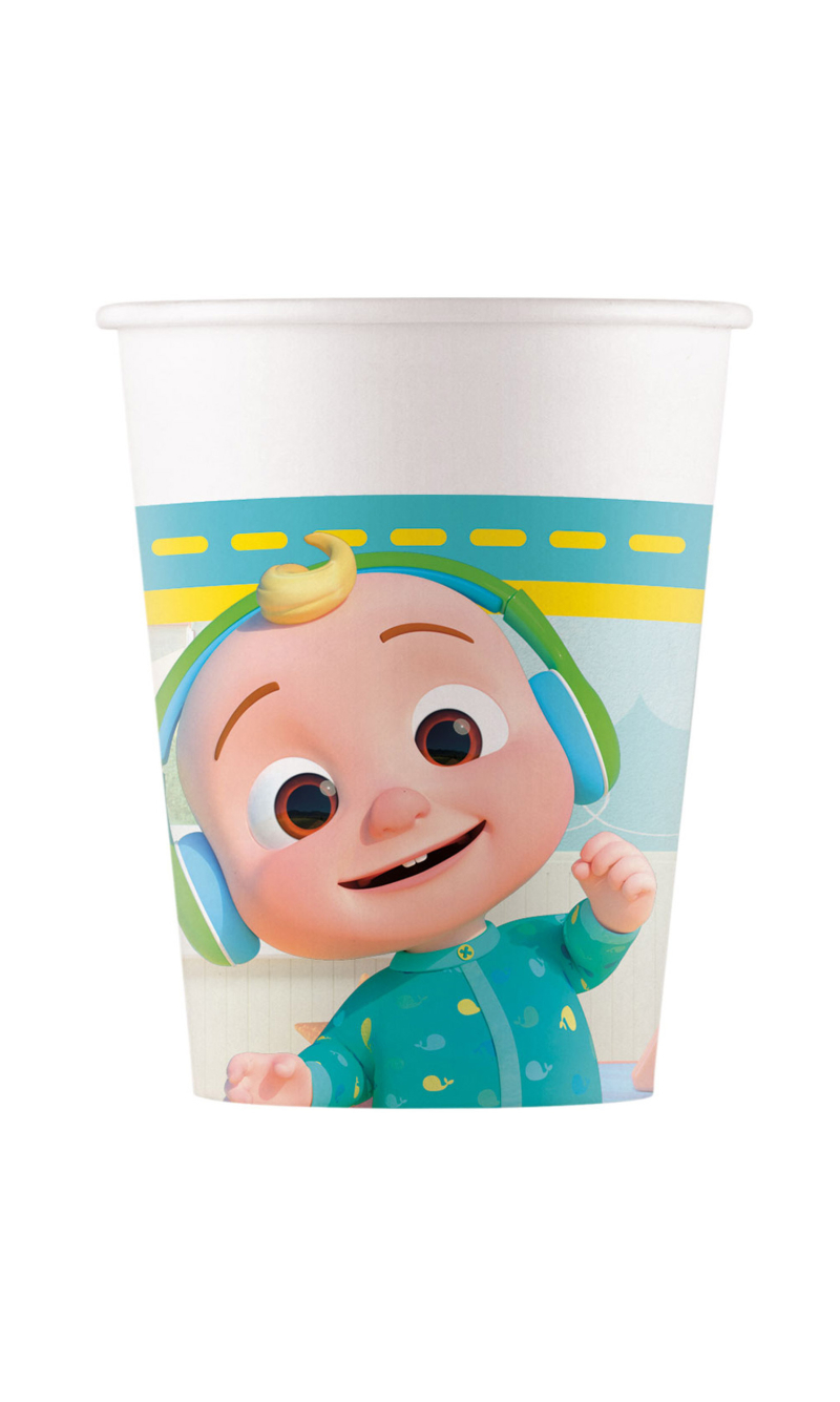 Cocomelon FSC Paper Cups 200ml - 8pk