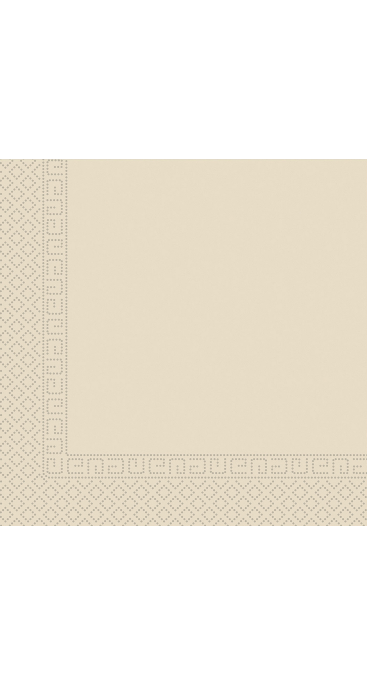 Beige FSC 3-Ply Paper Napkins 33x33cm - 20pk