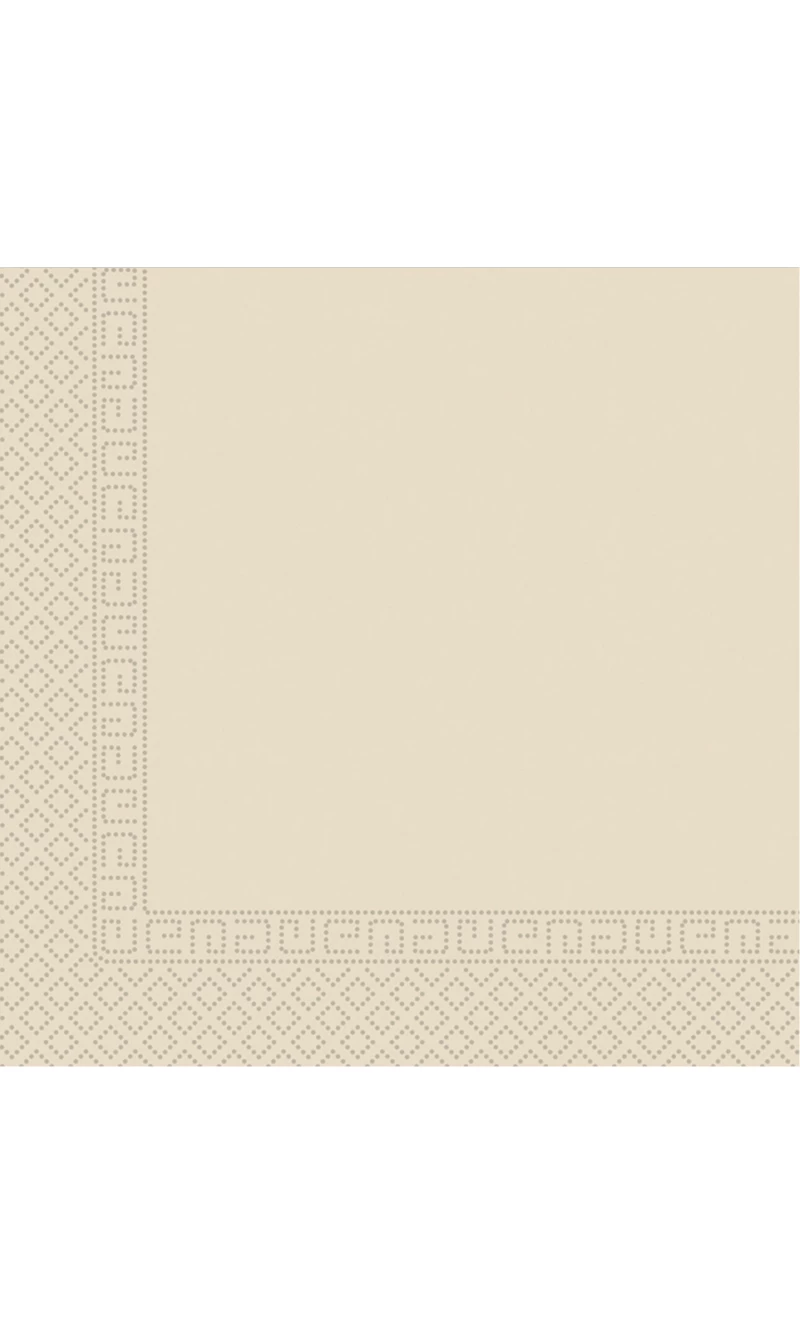 Beige FSC 3-Ply Paper Napkins 33x33cm - 20pk