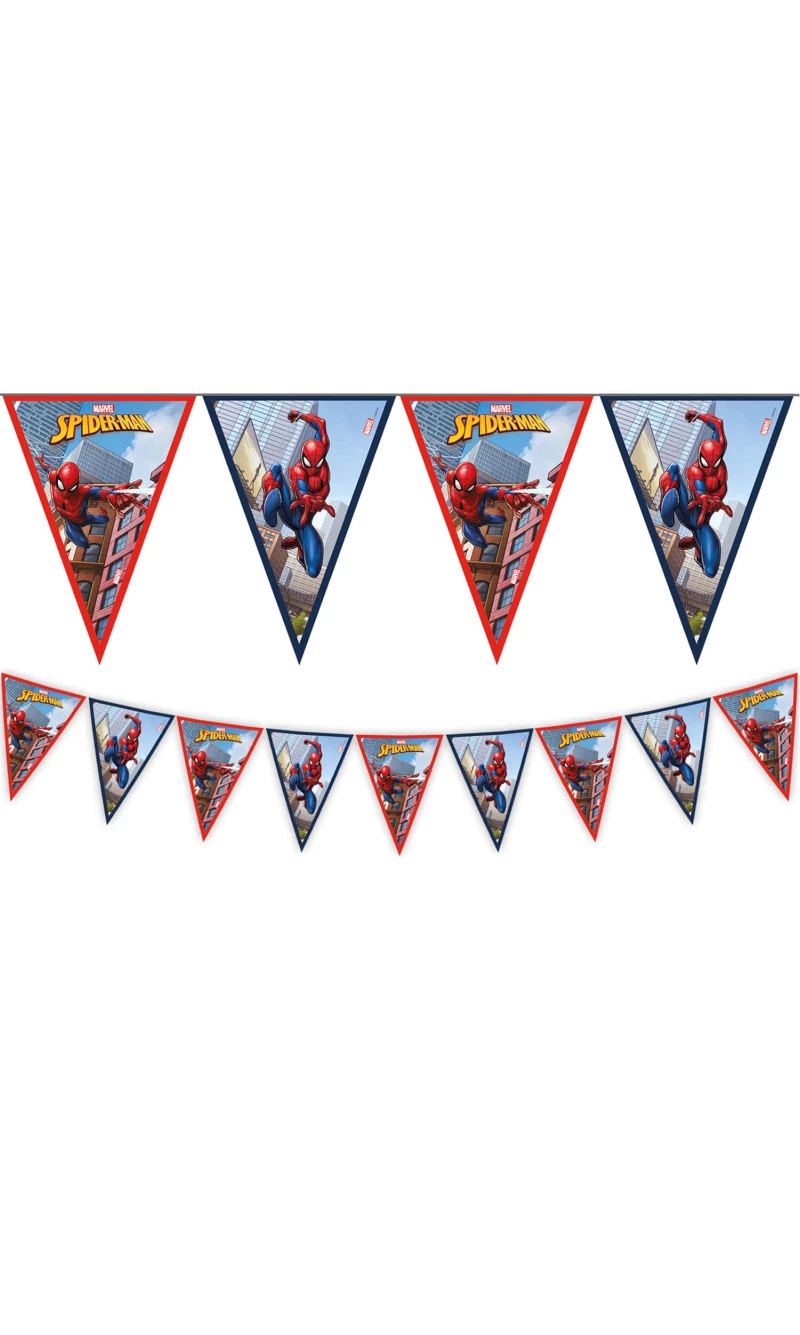 Spider-Man Crime Fighter FSC Paper Flag Banner - 1pk