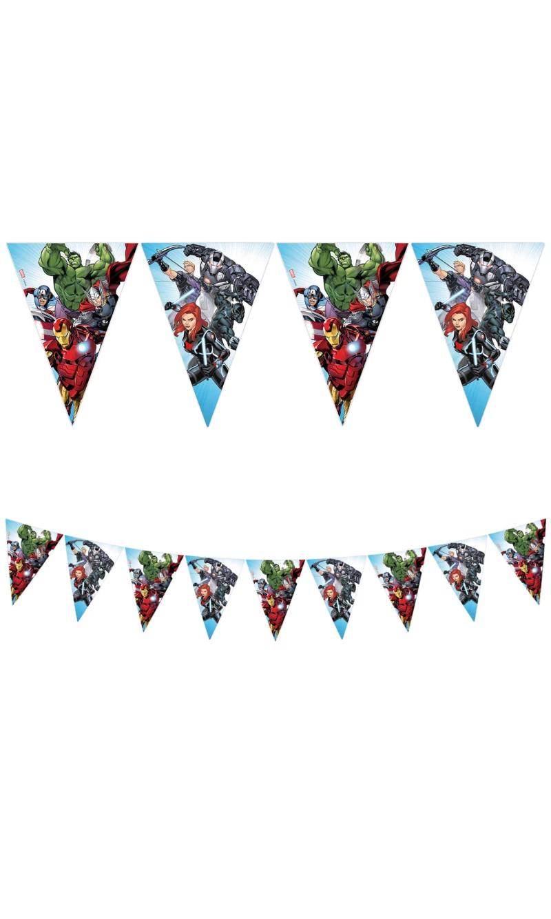 Avengers Infinity Stones FSC Paper Flag Banner - 1pk
