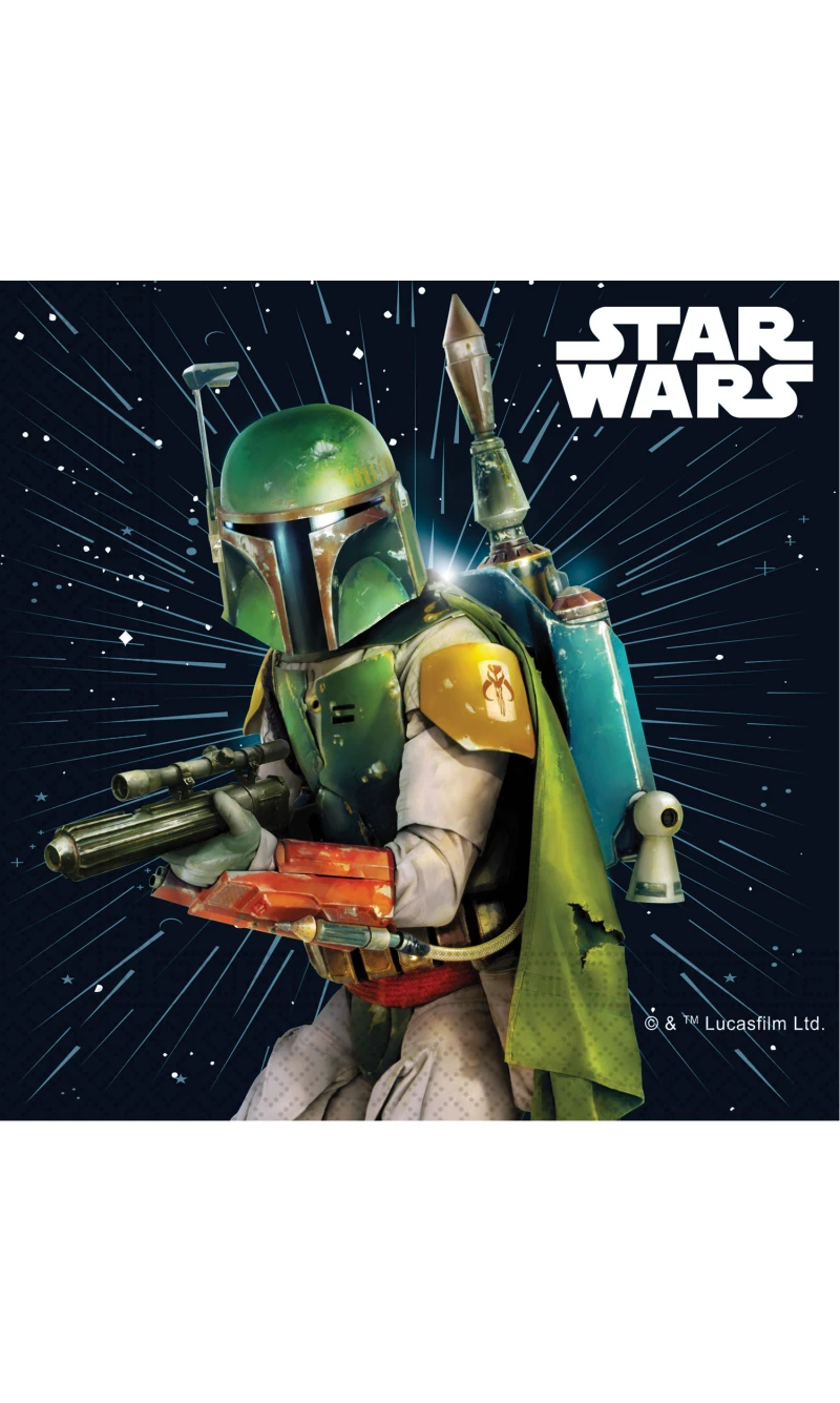 Star Wars Galaxy FSC Two-Ply Paper Napkins 33x33cm - 20pk