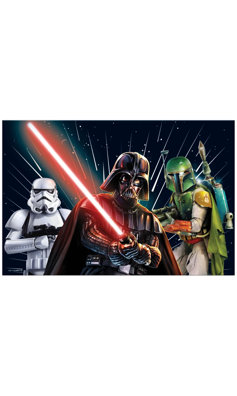 Star Wars Galaxy Plastic Tablecover 120x180cm - 1pk