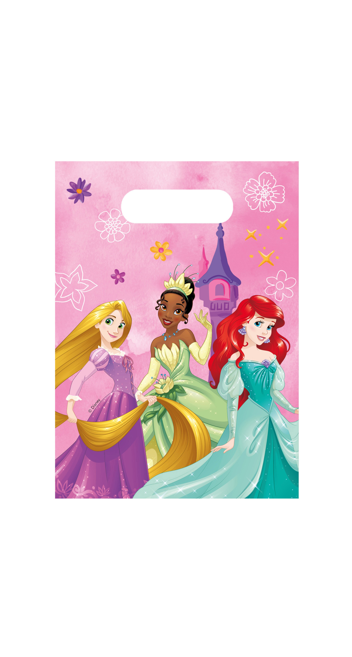 Princess Live Your Story Plastic Party Bags - 6pk