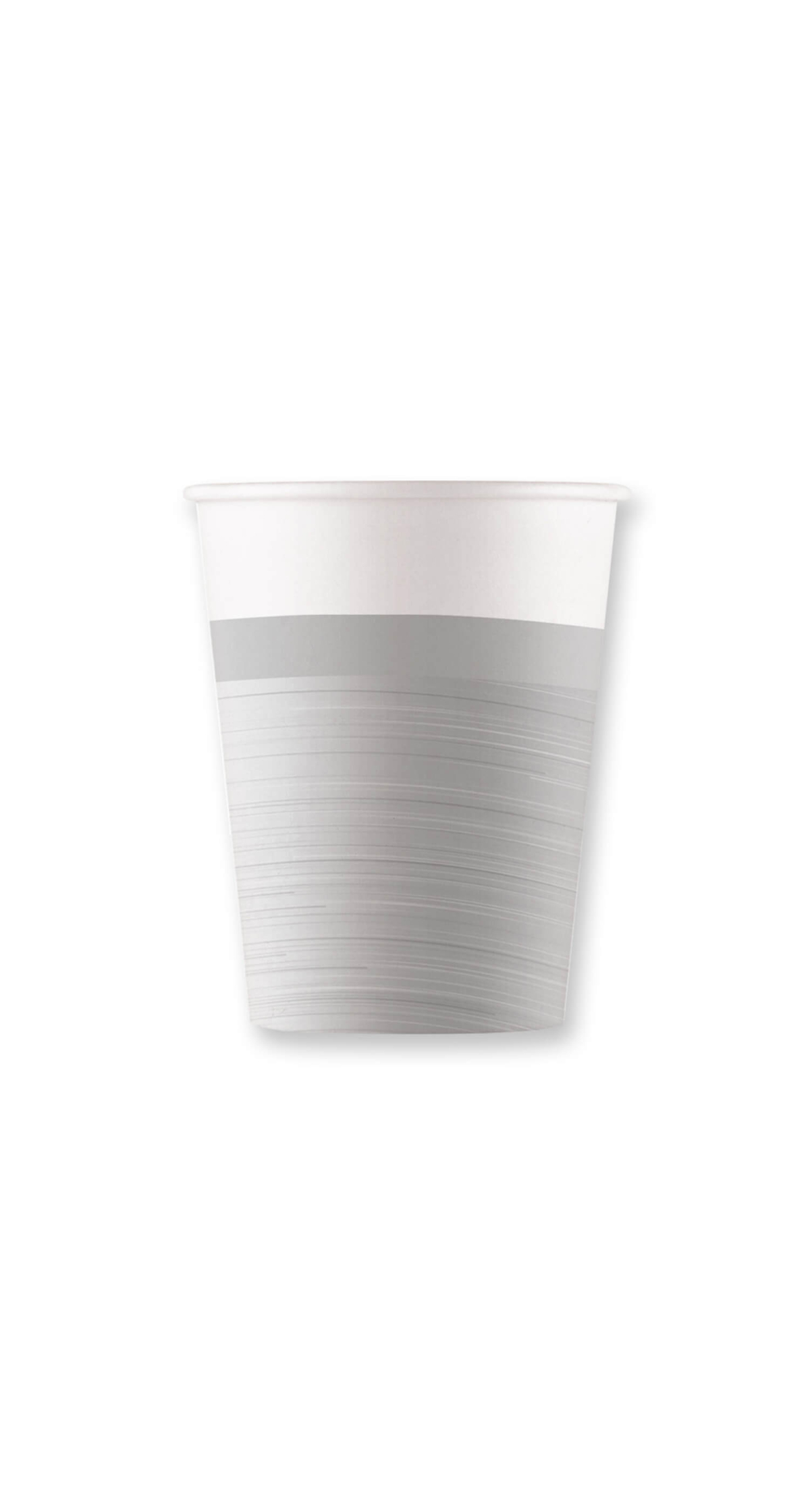 Silver FSC Paper Cups 200ml - 8pk