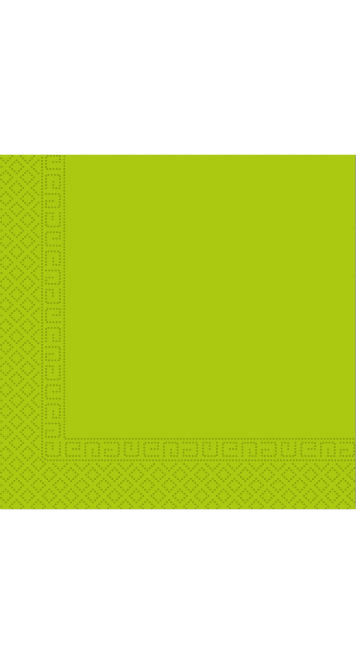 Lime Green FSC 3-Ply Napkins 33x33cm - 20pk