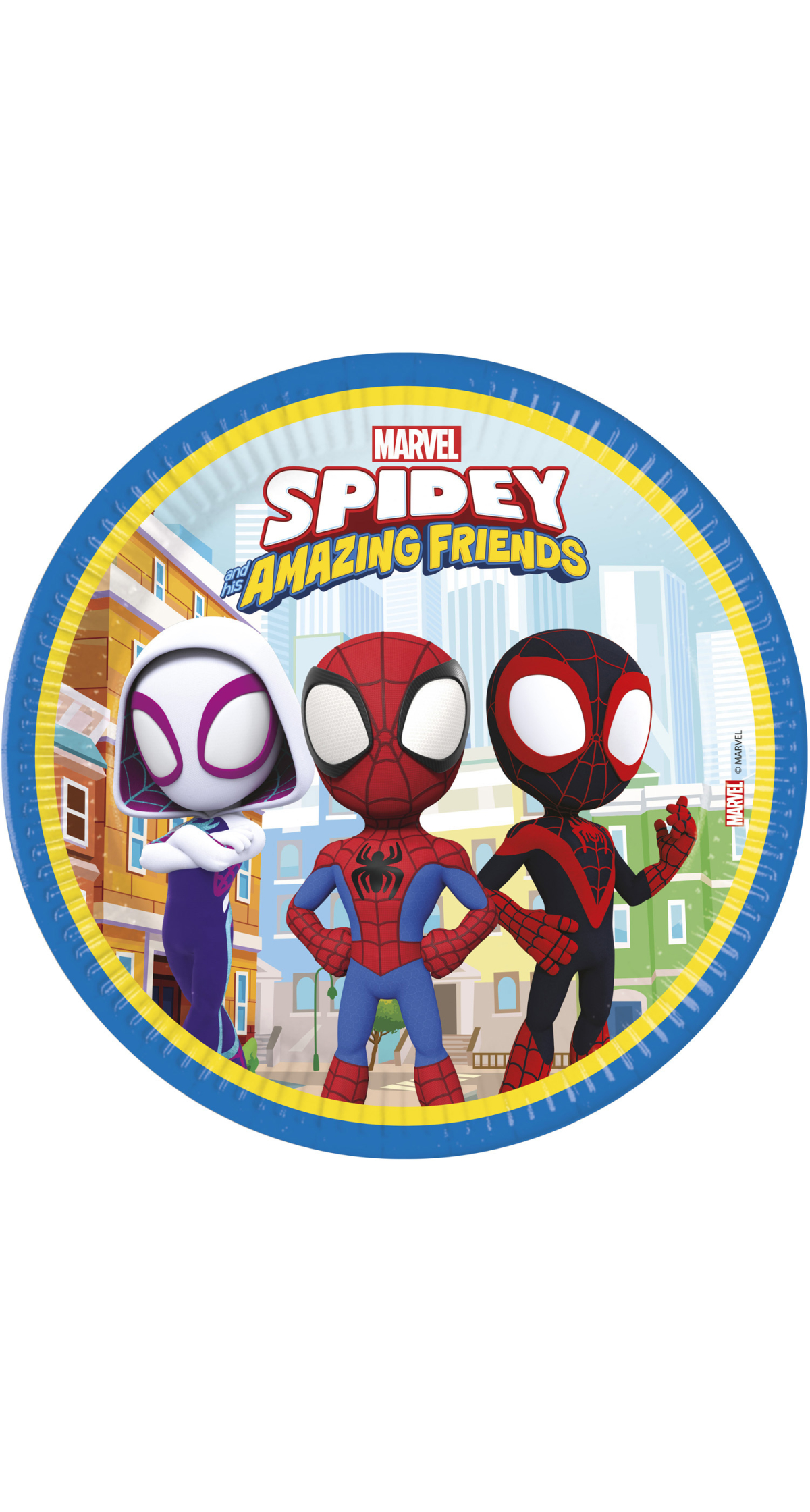 Spidey & His Amazing Friends FSC Paper Plates Large 23cm - 8pk