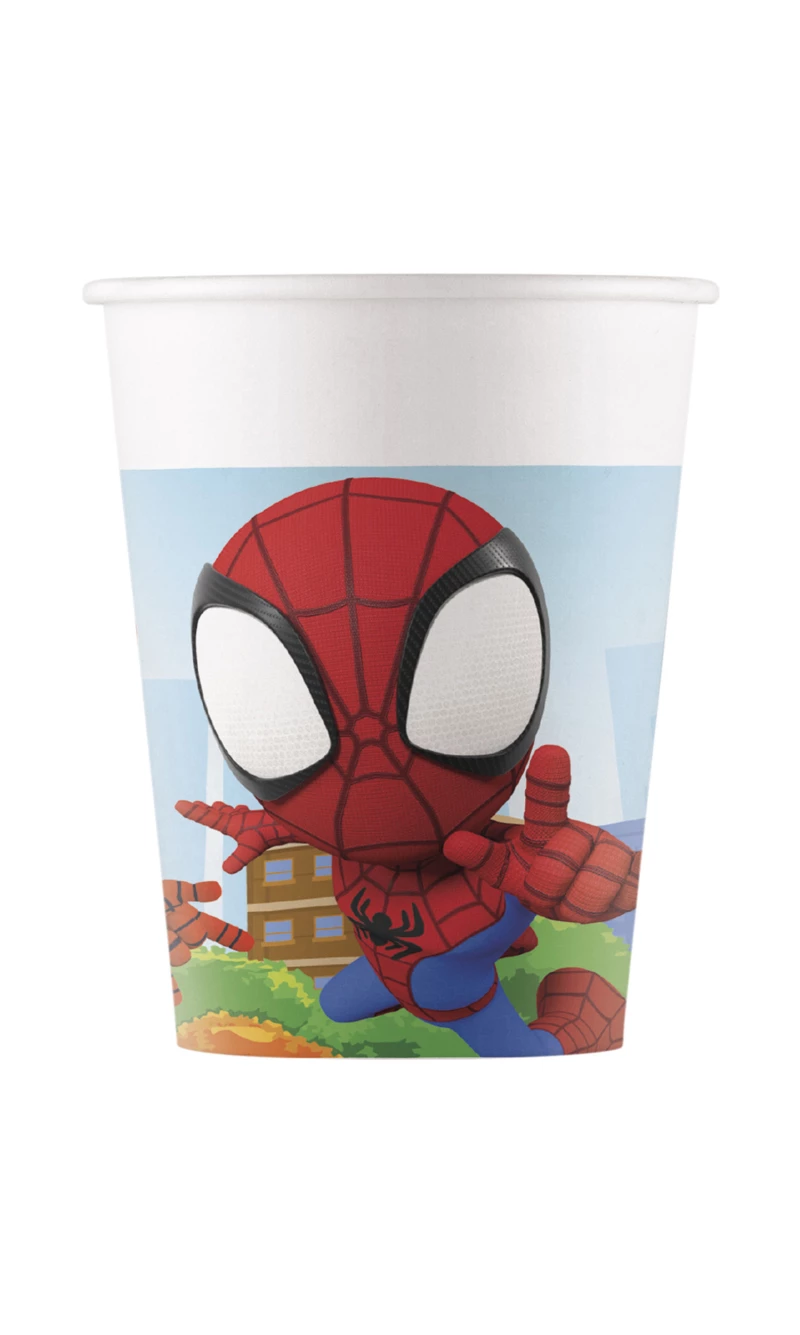 Spidey & His Amazing Friends FSC Paper Cups 200ml - 8pk