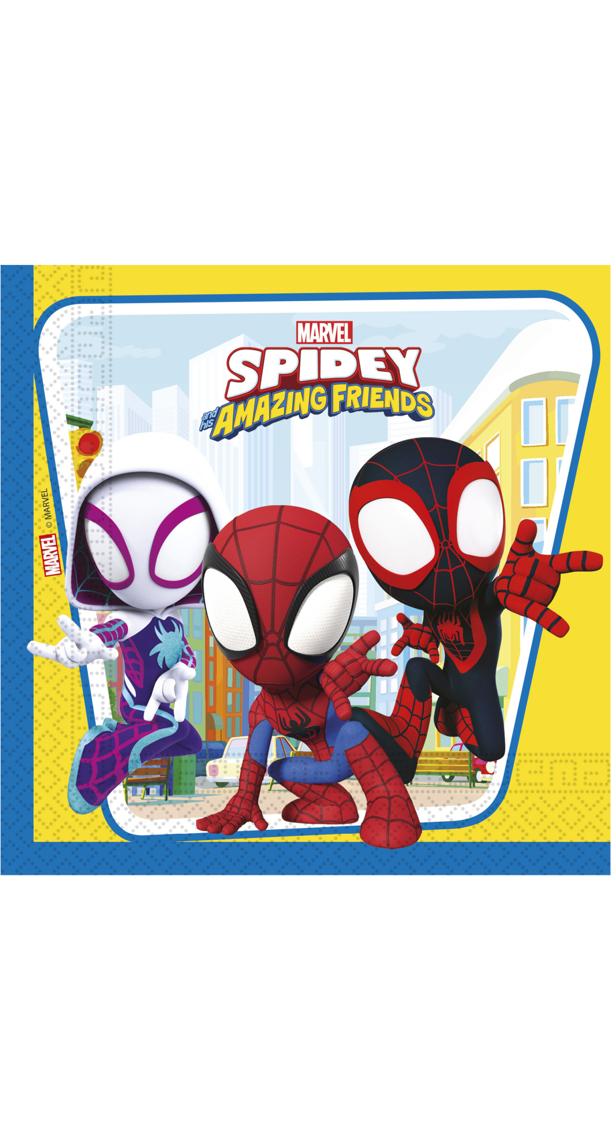 Spidey & His Amazing Friends FSC Napkins 33x33cm - 20pk