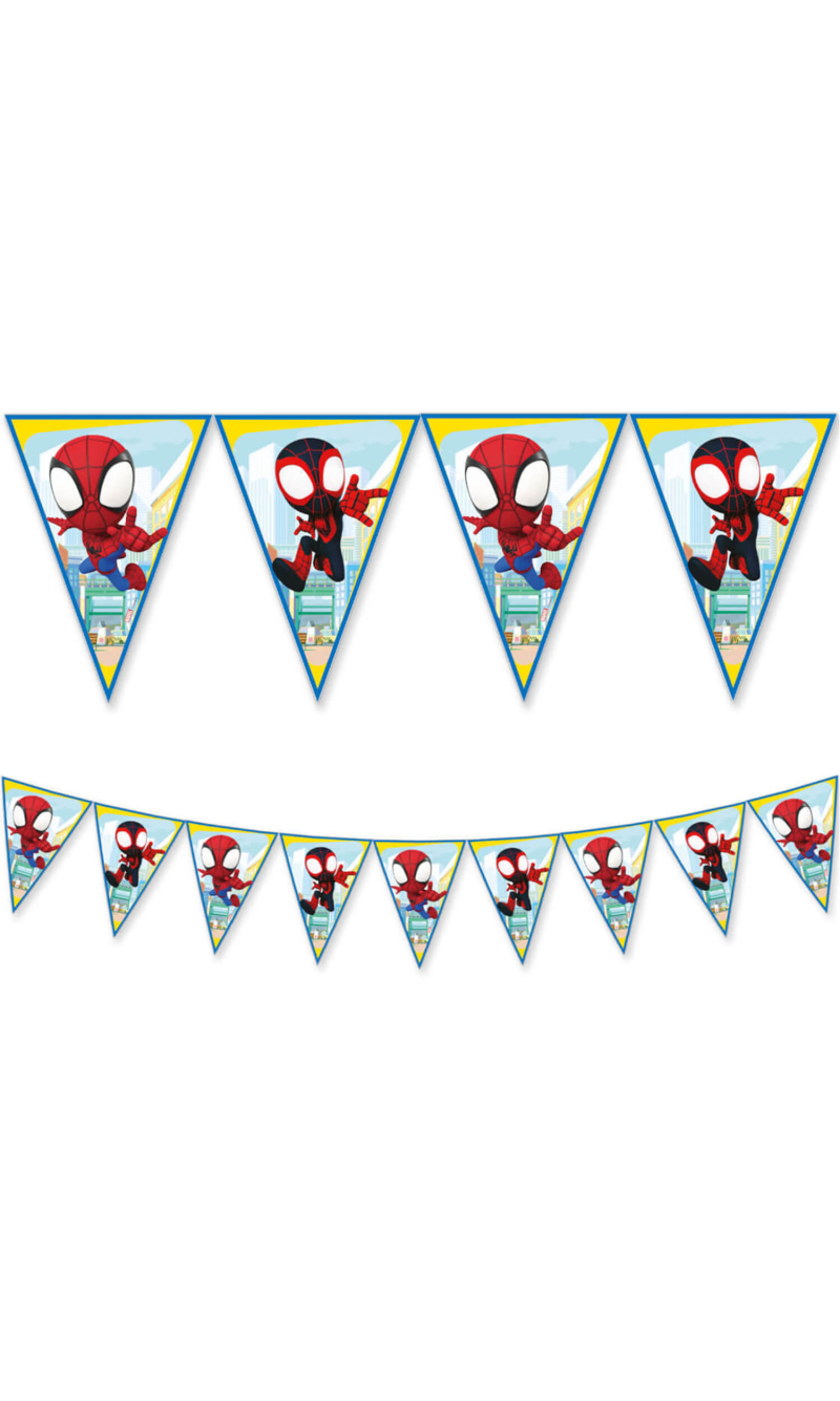 Spidey & His Amazing Friends FSC Flag Banner (9 flags) - 1pk