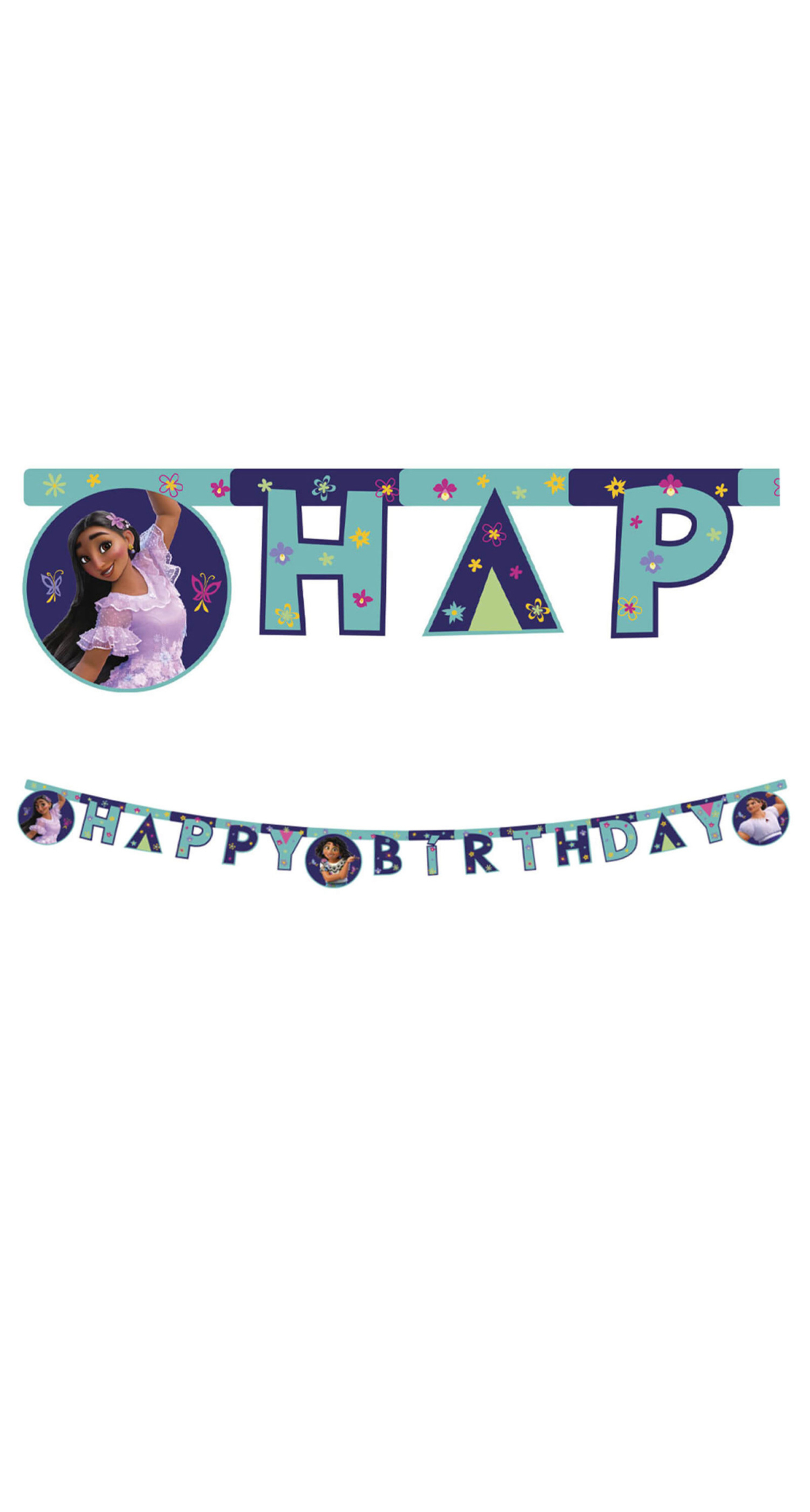 Encanto FSC "Happy Birthday" Die-Cut Paper Banner - 1pk