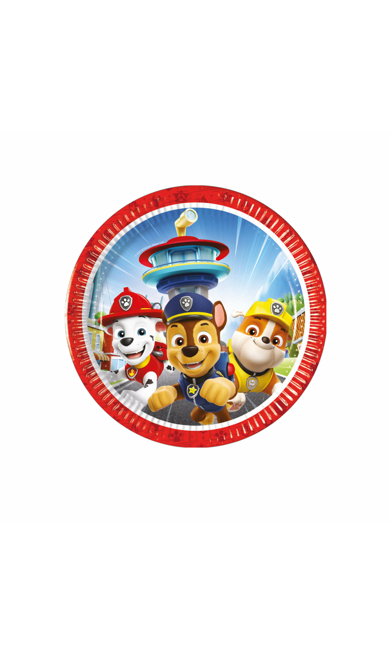 Paw Patrol FSC Paper Plates Medium 20cm - 8pk