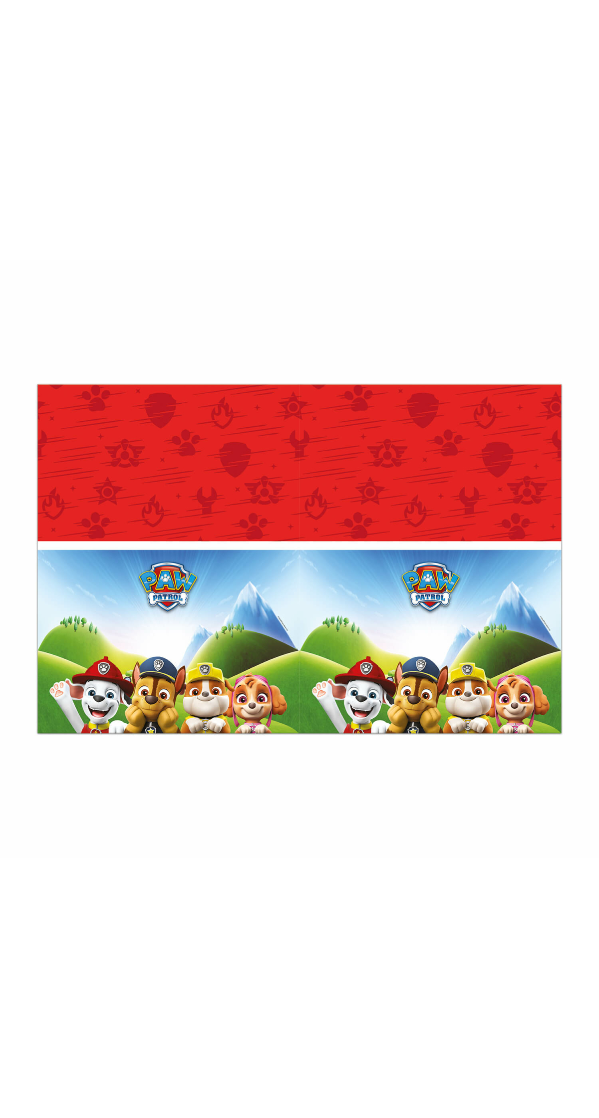 Paw Patrol Plastic Tablecover 120x180cm - 1pk