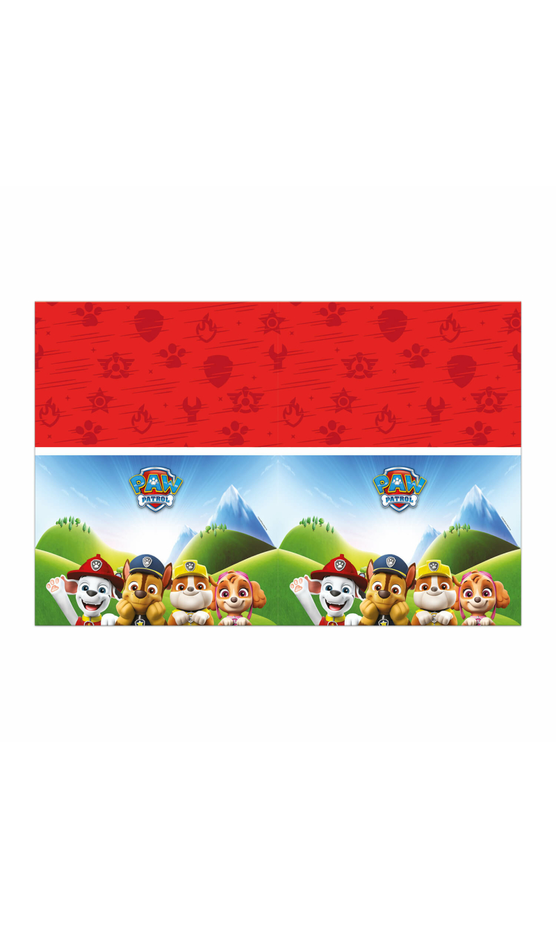 Paw Patrol Plastic Tablecover 120x180cm - 1pk