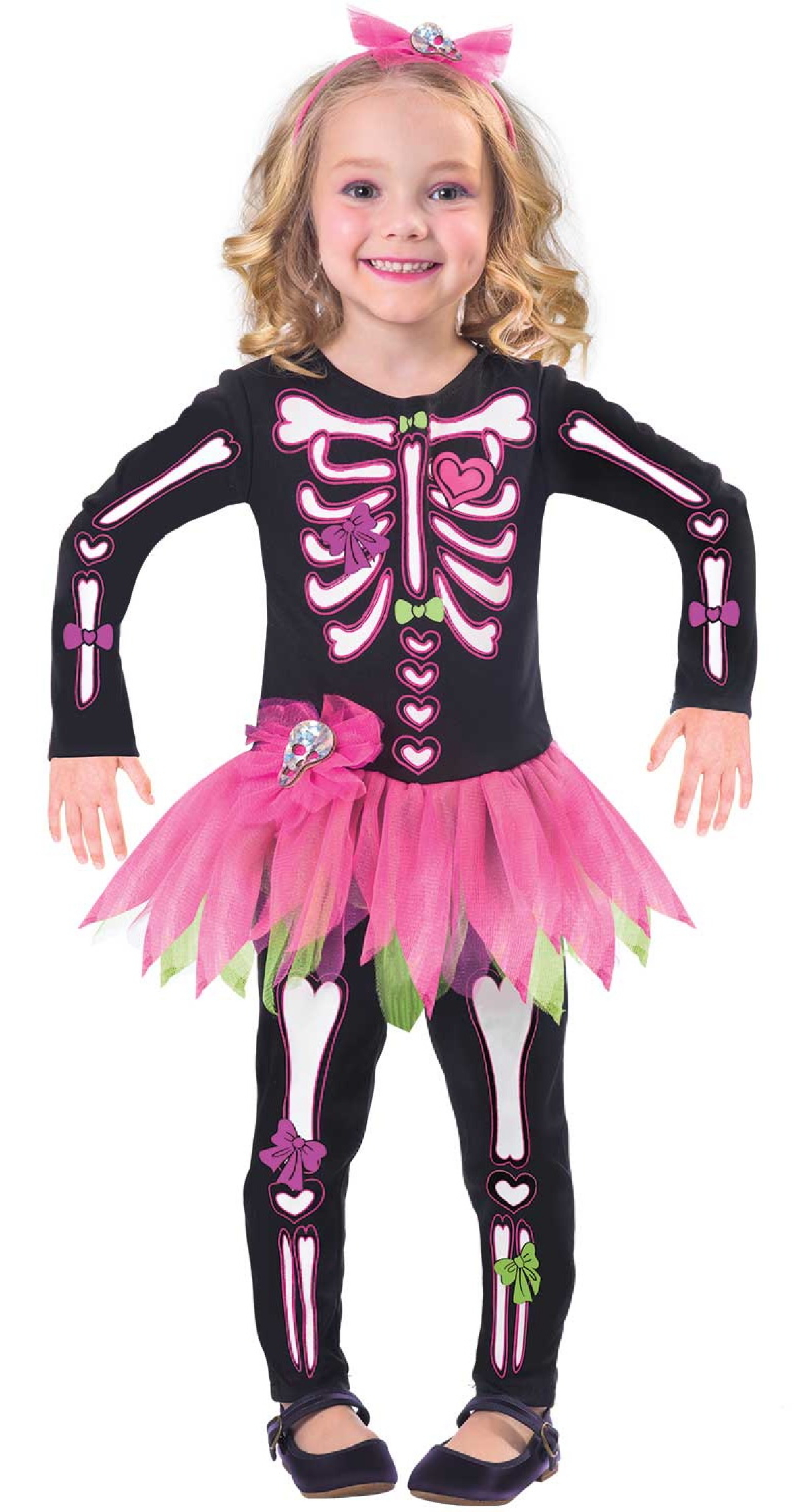 Fancy Bones Skeleton Costume - Age 6 to 8 Years