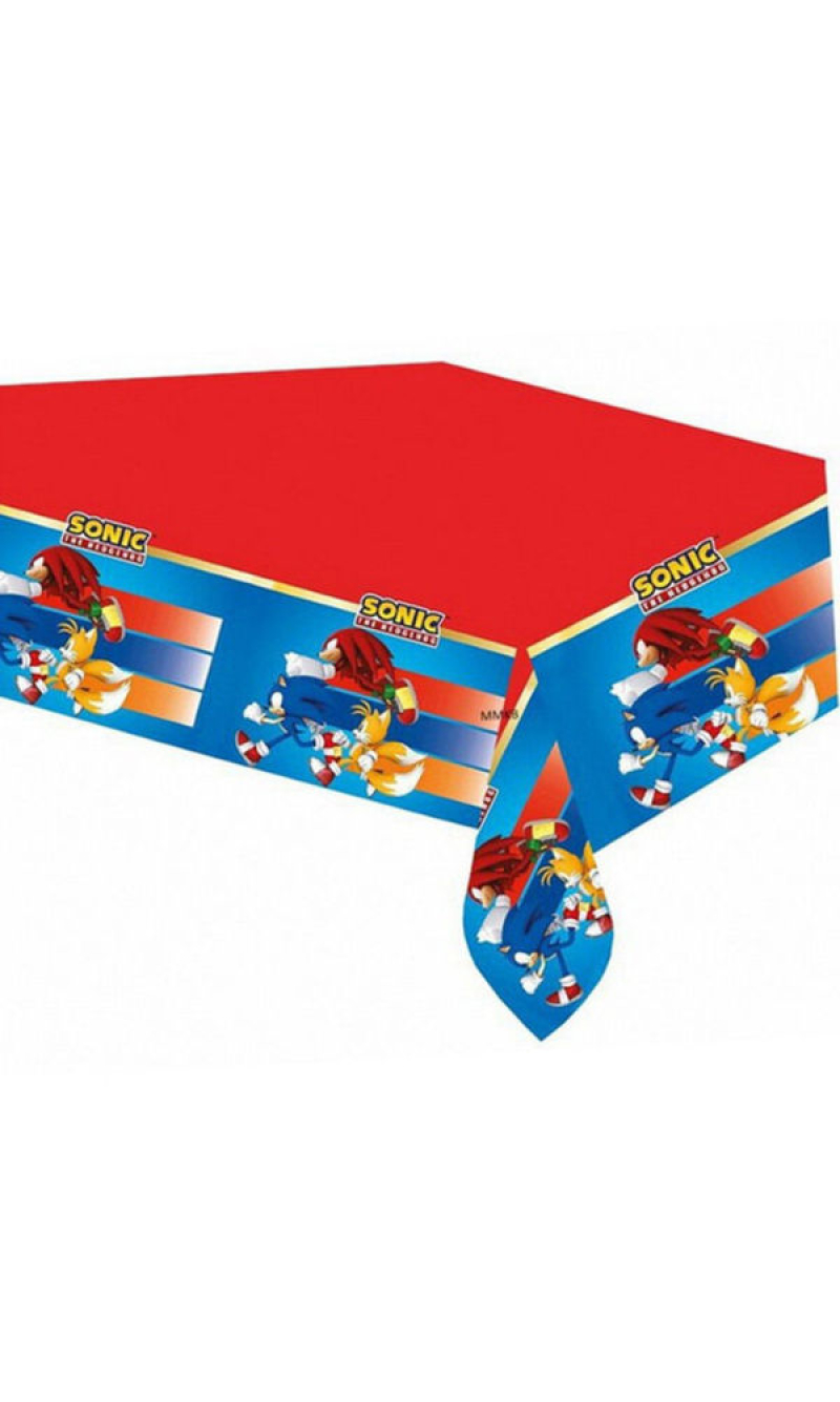 Sonic Party Tablecover 120x180cm - 1pk