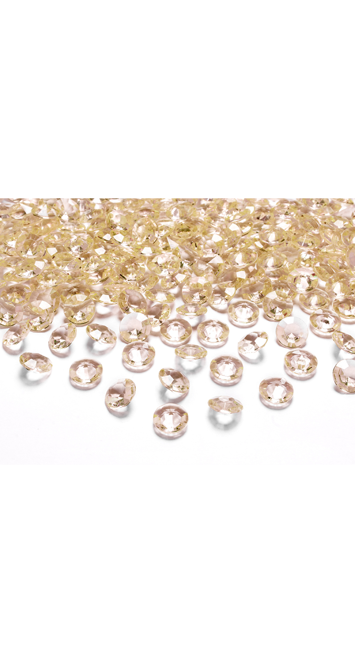 Diamond Confetti, Gold, 12mm (1 pkt / 100 pc.)