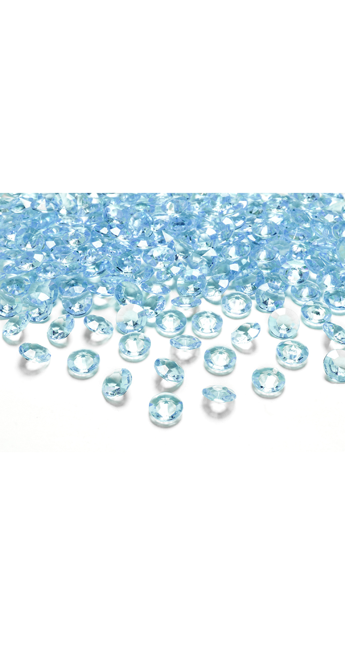 Diamond Confetti, Turquoise, 12mm (1 pkt / 100 pc.)