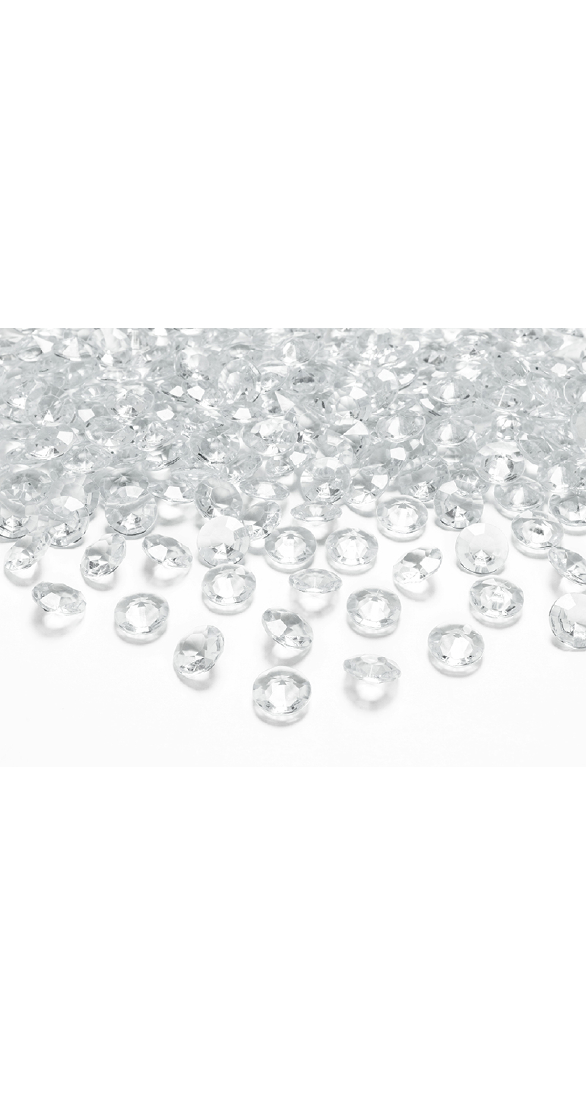 Diamond Confetti, Colourless, 12mm (1 pkt / 100 pc.)