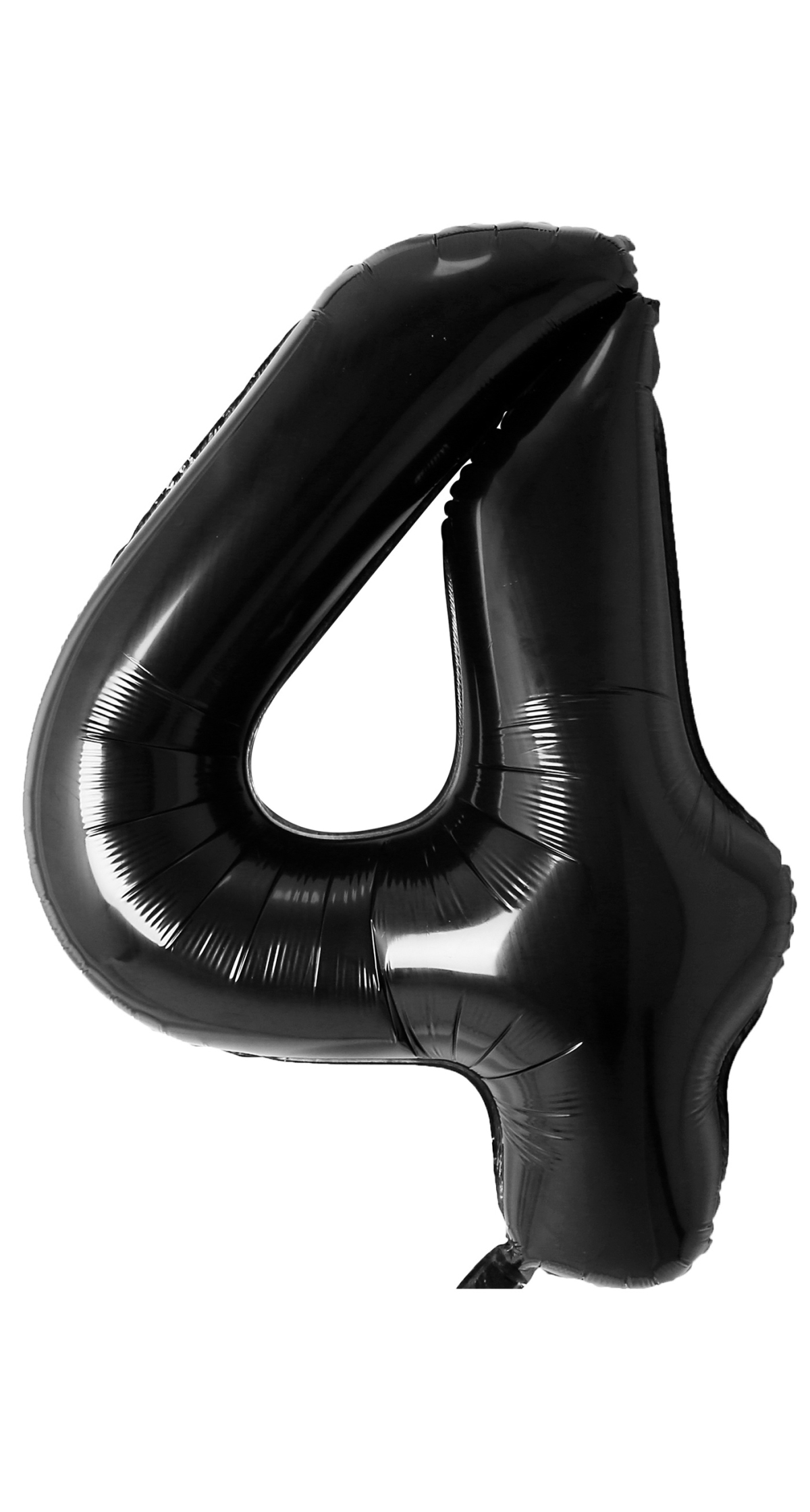 34 Inch Foil Balloon Number 4 - Black