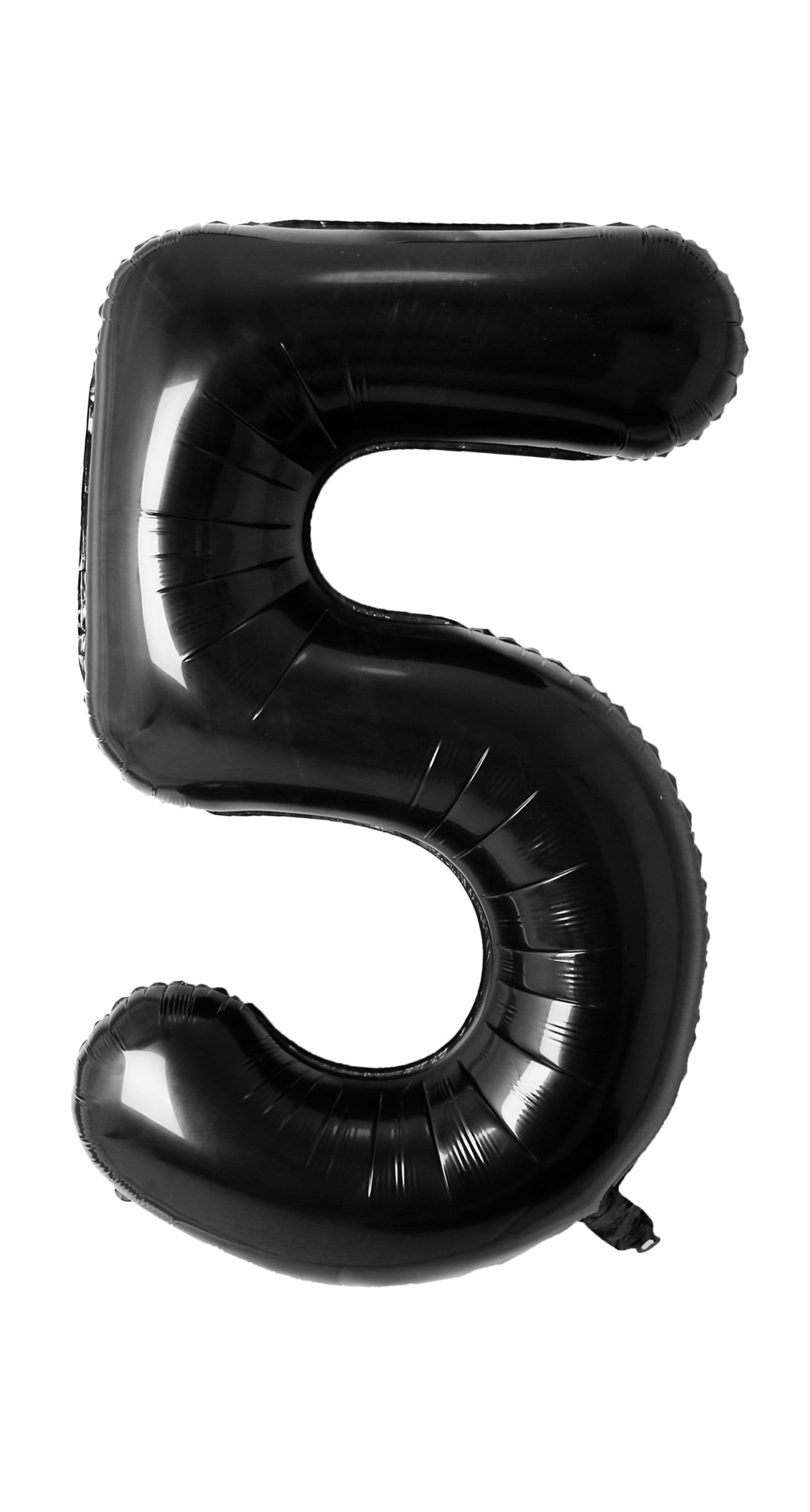 34 Inch Foil Balloon Number 5 - Black